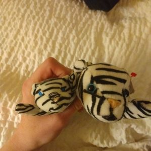 Adorable Beanie Baby/"teenie beanie" pair